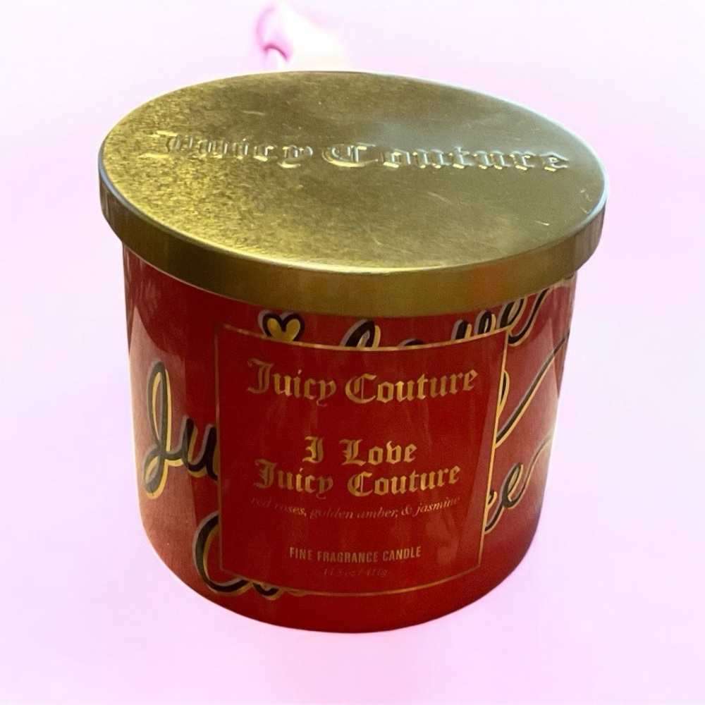 Juicy Couture I love Juicy Couture Fine Fragrance 3 Wick Candle 14.5 Oz.